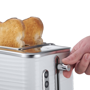 Russel Hobbs Inspire White 2 Slice Toaster